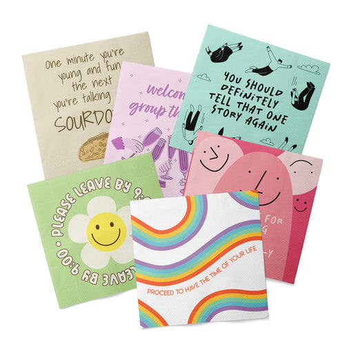 Two Left Feet®️ The Reluctant Host Cocktail Napkins