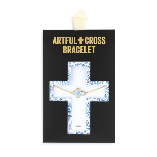 Artful Cross Bracelet - Hope