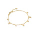 Kendra Scott Cailin Gold Delicate Chain Bracelet in White Cubic Zirconia