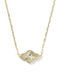 Kendra Scott Abbie Medallion Gold Pendant Necklace