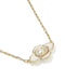 Kendra Scott Abbie Medallion Gold Pendant Necklace in Neutral Mix