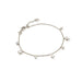 Kendra Scott Cailin Silver Delicate Chain Bracelet in White Cubic Zirconia