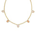 Kendra Scott Mini Elisa Gold Strand Necklace in Pink Mix
