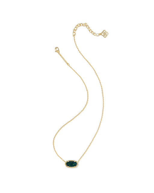 Kendra Scott Elisa Gold Pendant Necklace in Night Kyocera Opal