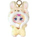 Plush keychain with a cute design on a white background