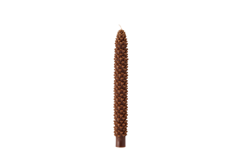 Pinecone Taper Candle Set