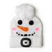 Night Scope™ Kid’s Christmas Rechargeable LED Pom Hat snowman