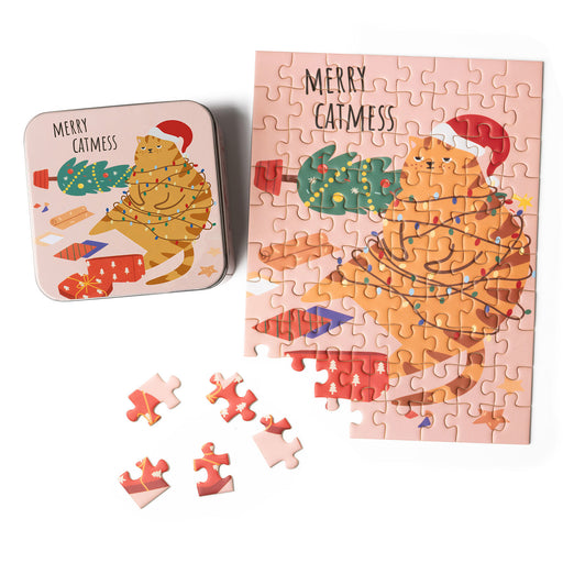 Merry Catmess Don't Count Holiday Mini Puzzle