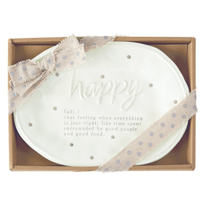 Happy Definition Plate