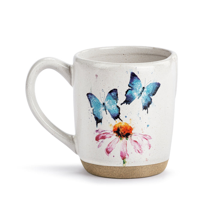 Dean Crouser Butterflies & Coneflower Mug