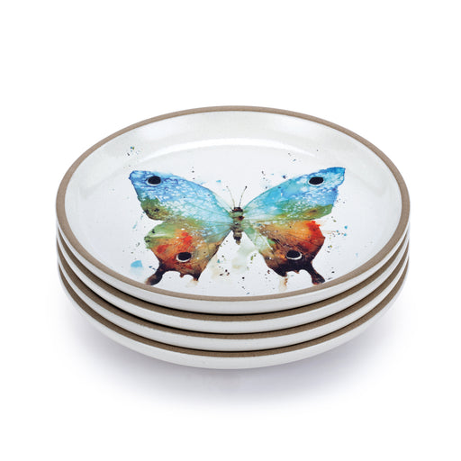Dean Crouser Butterfly Collection Appetizer Plate Set