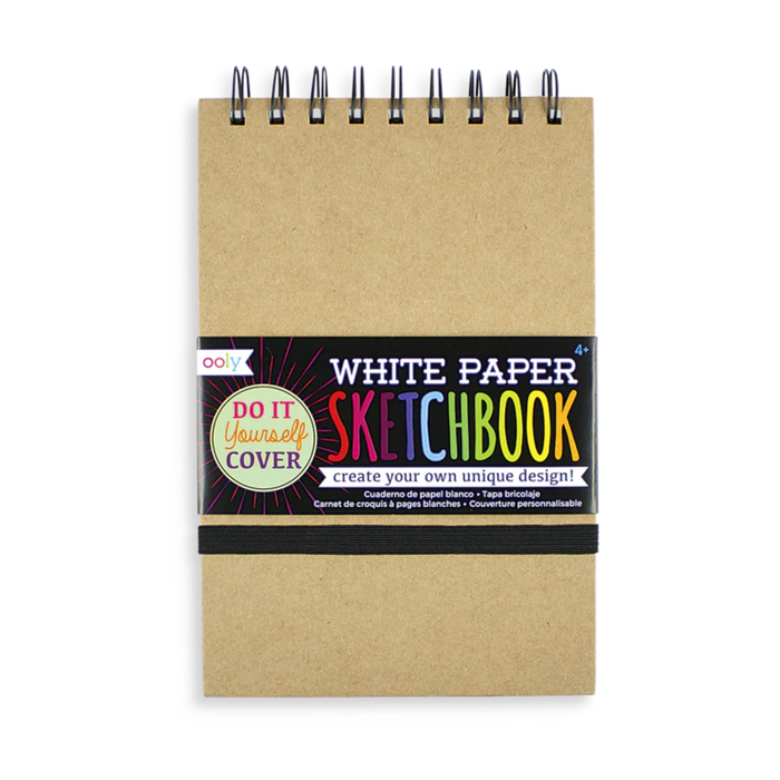 DIY Cover Handy White Paper Sketchbook