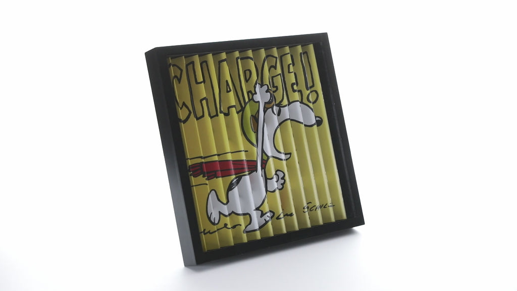 Peanuts® Flying Ace Snoopy Dual-Image Framed Artwork
