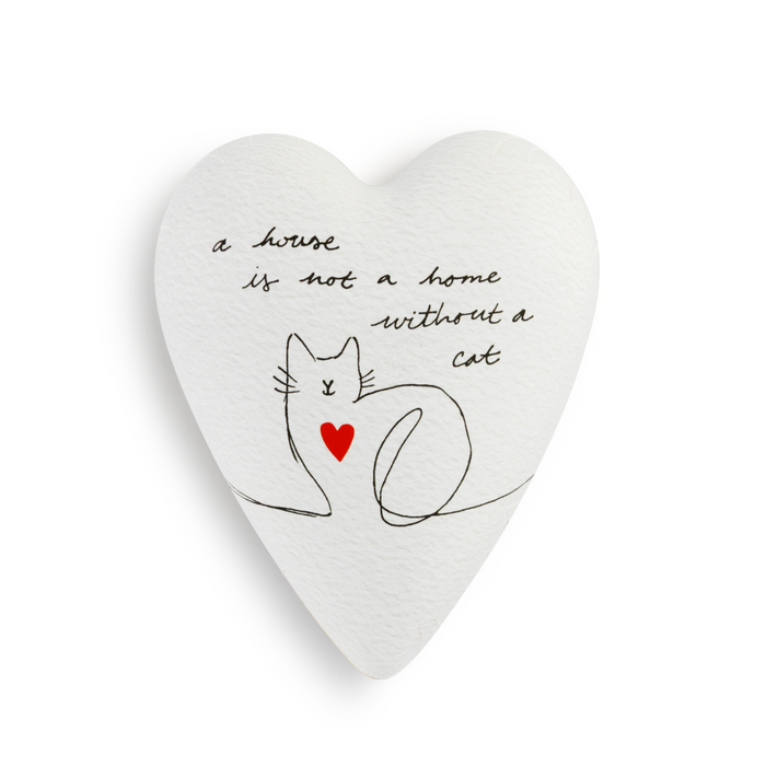 Cat Love Art Heart Keeper