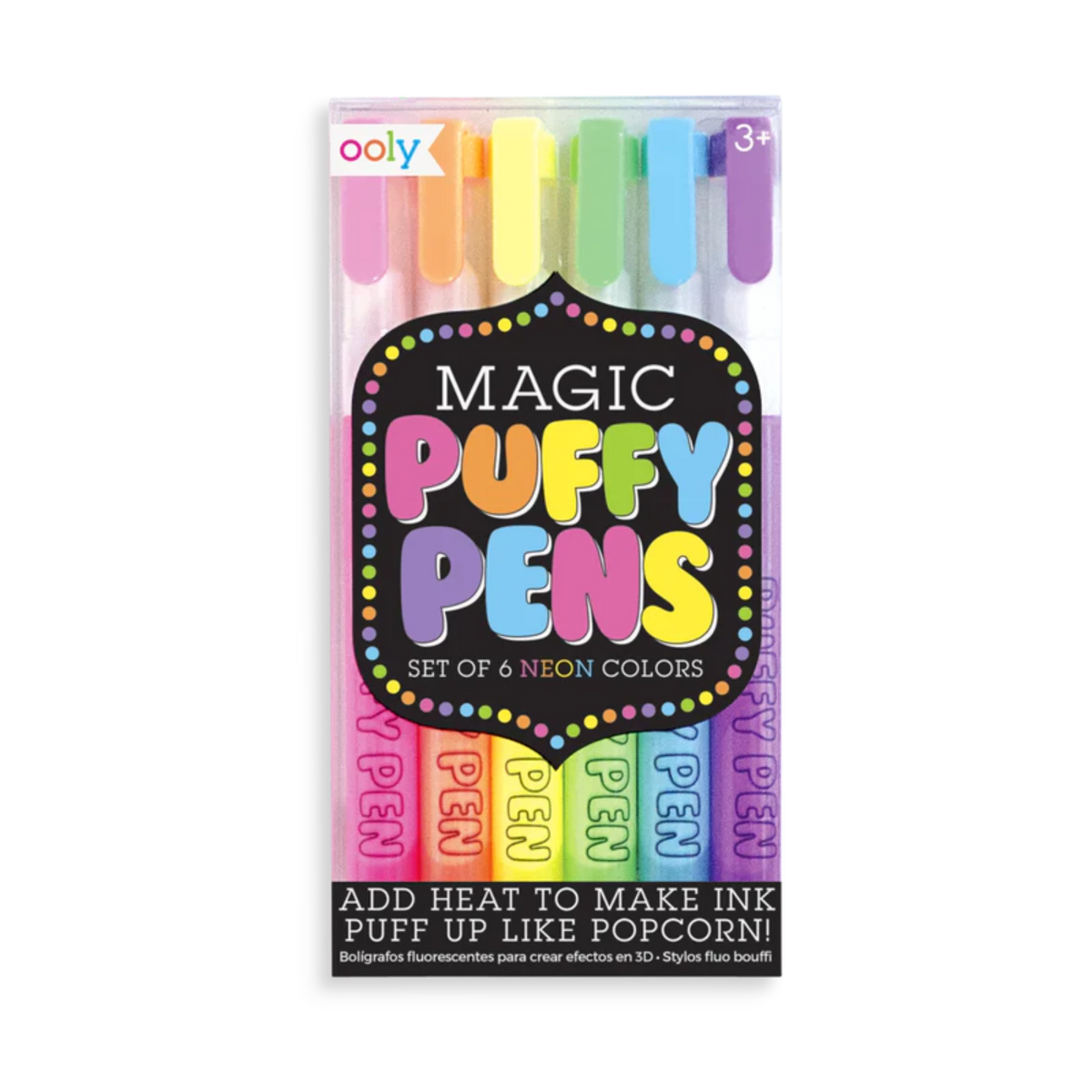 3D Magic Puffy Pens (6 Pens) - Kidz Country