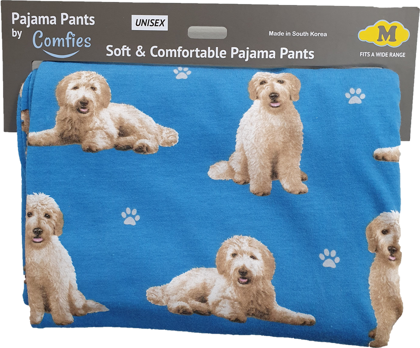 Dog Print Lounge Pants - Goldendoodle