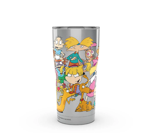 1990s Nickelodeon shows Tervis travel tumbler stainless mug cup