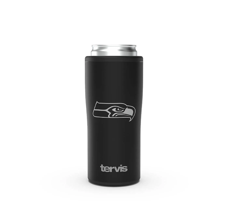Tervis Slim Can Cooler - NFL® Seattle Seahawks Logo Black