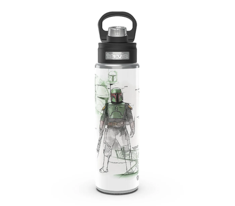 Tervis Star Wars™ Boba Fett Schematic Stainless Water Bottle