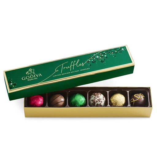 Godiva Limited Edition Holiday Truffle Flight green box