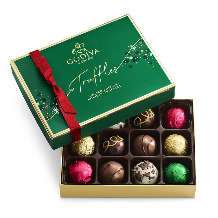 Godiva Limited Edition Holiday Truffles green box