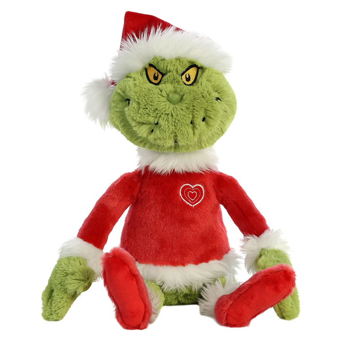 16" Plush Dr. Seuss Grinch Santa