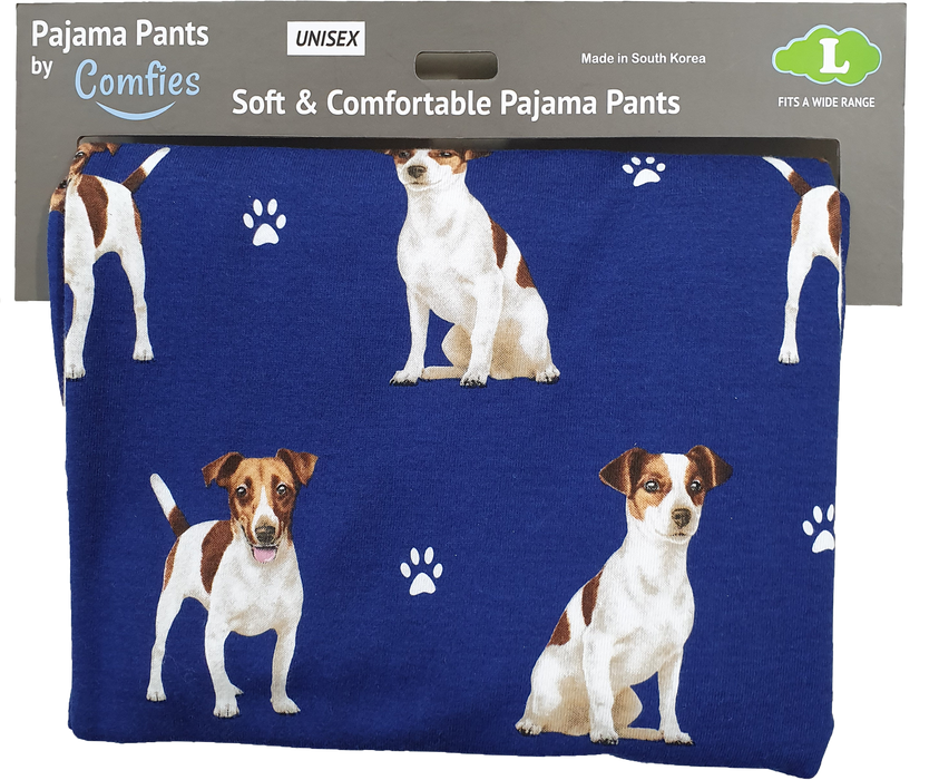 Dog Print Lounge Pants - Jack Russell
