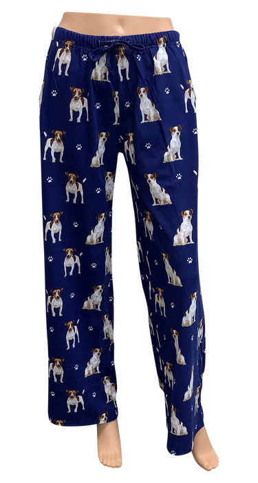 Dog Print Lounge Pants - Jack Russell