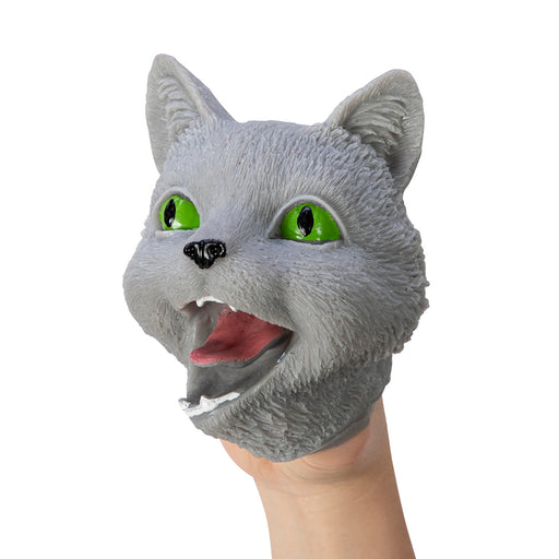 Cat Hand Puppets gray
