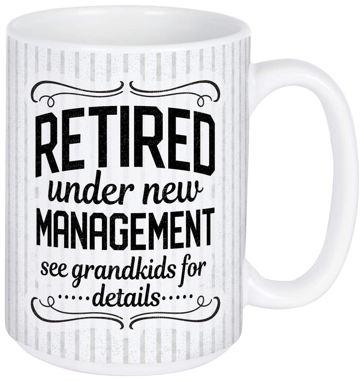 Retired Under New Management Mug — Trudy's Hallmark