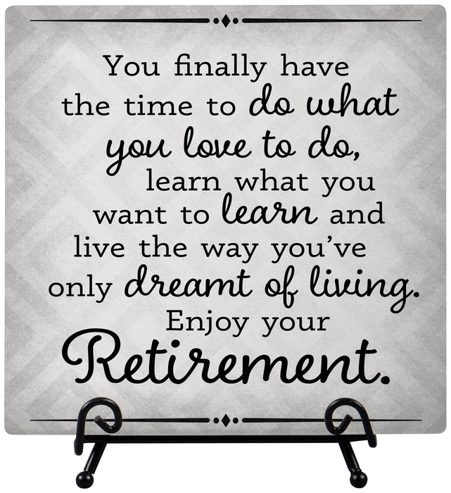 "Retirement Wish" Easel Plaque