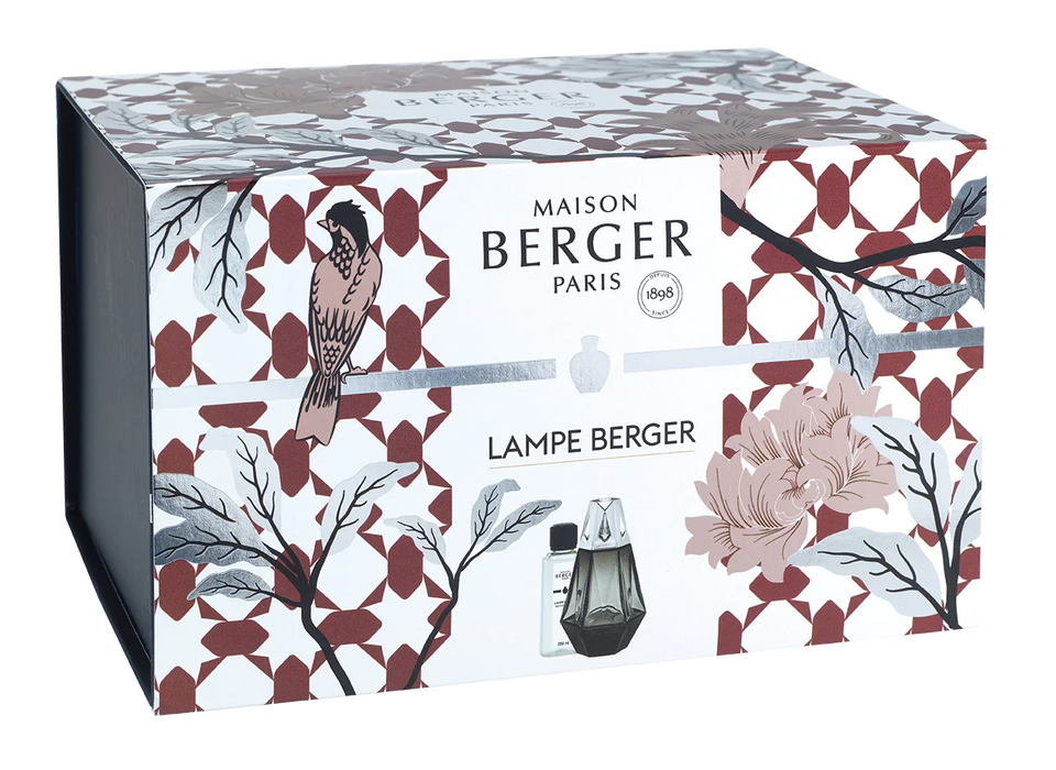 Set (lampe + recharge de parfum/250ml) - Maison Berger Lampe Berger Gift  Set Prism Garnet