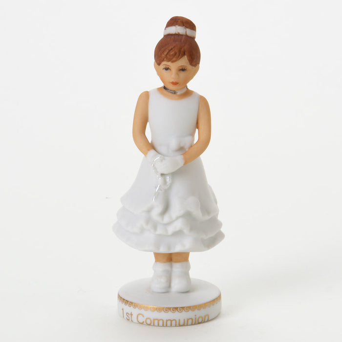 Brunette Growing Up Girl First Communion