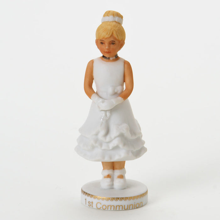 Blonde Growing Up Girl First Communion