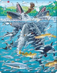 Humpback Whales 140 Piece Children's Jigsaw Puzzle