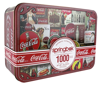 Coca-Cola Tin Signs 1000 Piece Jigsaw Puzzle — Trudy's Hallmark