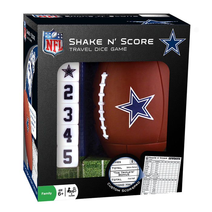 Dallas Cowboys Shake N Score Dice Game