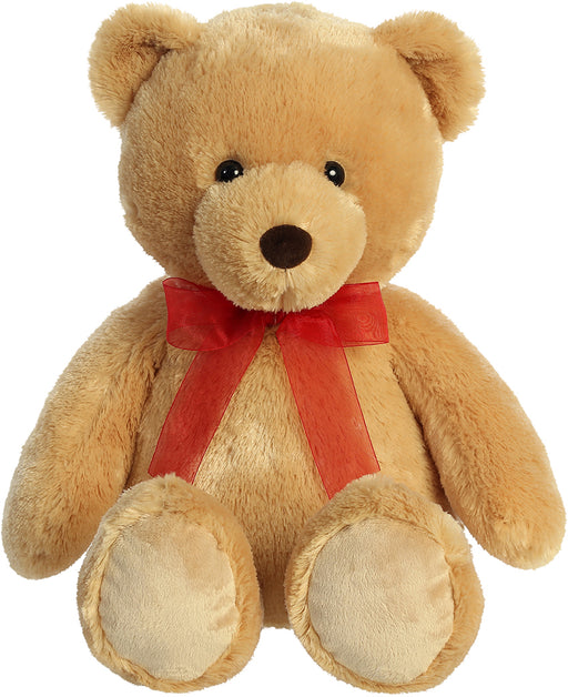 22" Plush Teddy Bear with Red Bow