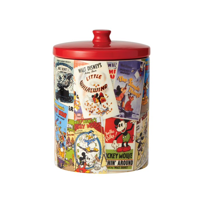 Mickey Poster Collage Canister Cookie Jar
