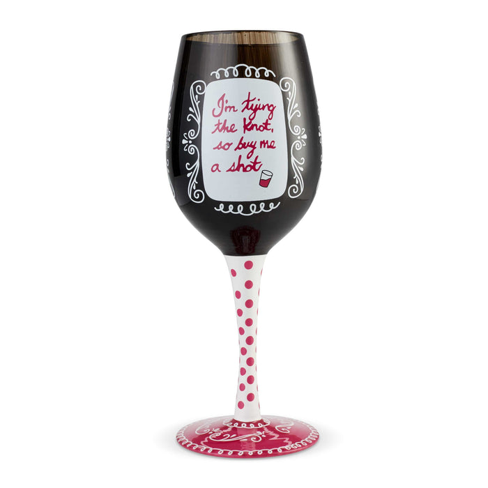 Bachelorette Lolita Wine Glass