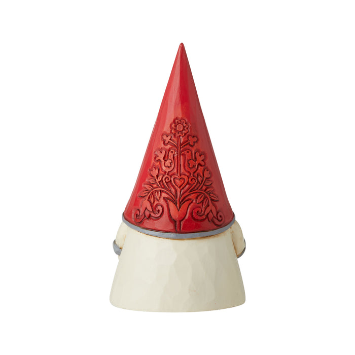 Red Floral Hat Gnome by Jim Shore