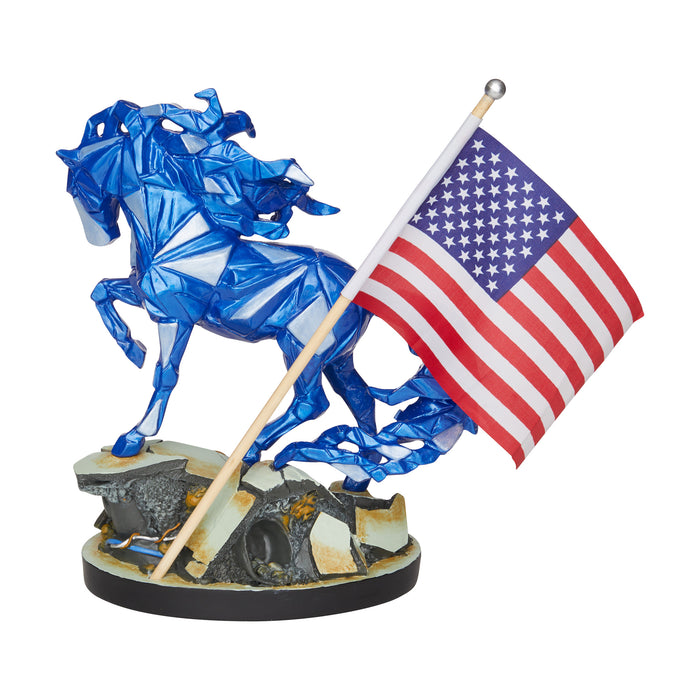 Trail of Painted Ponies Figure - Wild Blue - Remembering 9/11