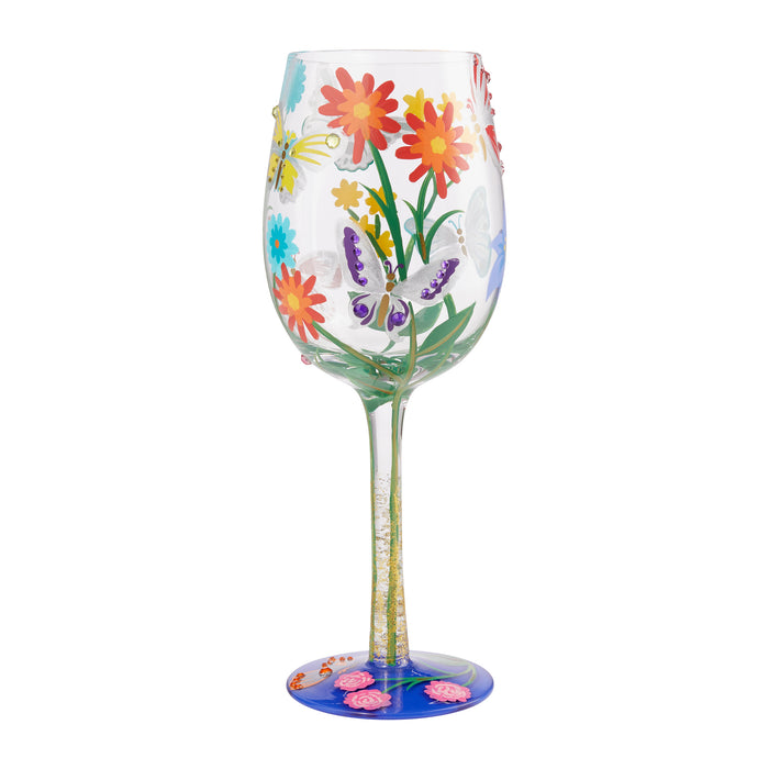 Lolita Love My Rescue Handpainted Wine Glass, 15 oz. - Wine Glasses & Wine  Tumblers - Hallmark
