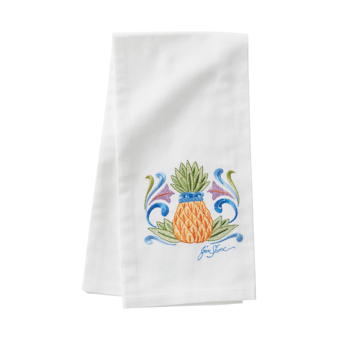 Pineapple Tea Towel by Jim Shore