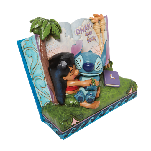 Lilo & Stitch Story Book by Jim Shore Ohana Means Family