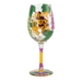 Drink Happy Thoughts Lolita Wine Glass