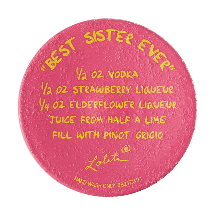 Best Sister Ever Lolita Wine Glass