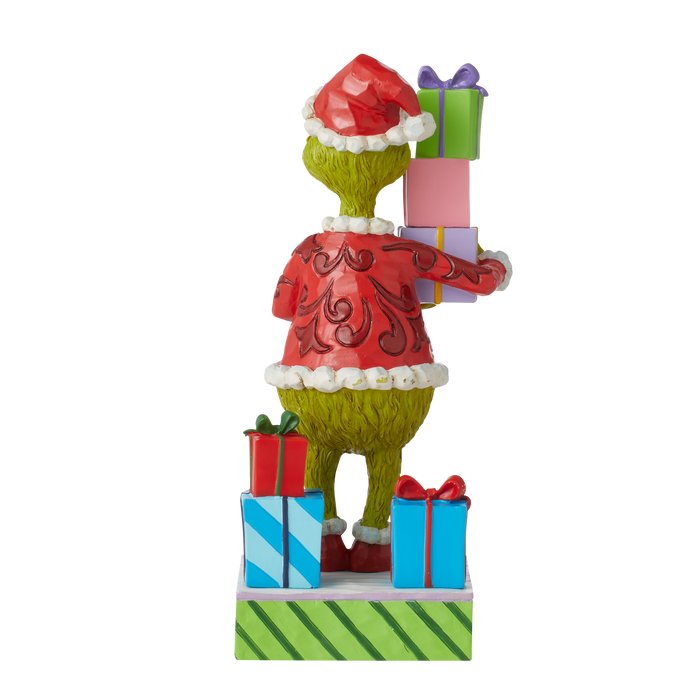 Grinch Holding Presents by Jim Shore
