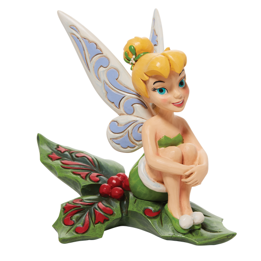 Disney Tinker Bell Sitting on Holly by Jim Shore