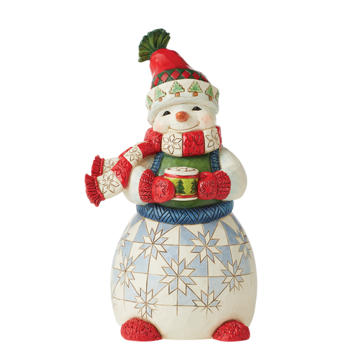 Hallmark Exclusive Snowman with Hot Cocoa by Jim Shore